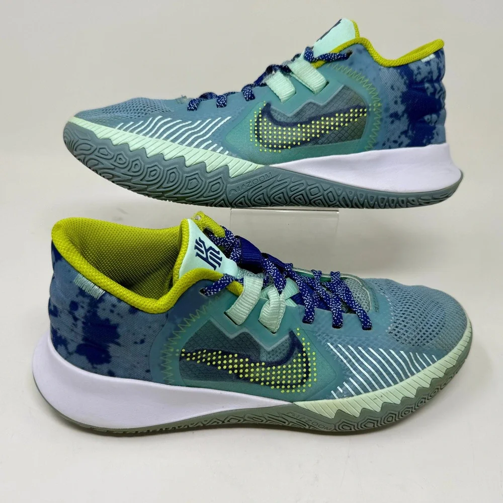Nike Kyrie Flytrap 4 Mens Sz 8 - 8 1/2 Basketball Shoes Blue Green CT1972-400